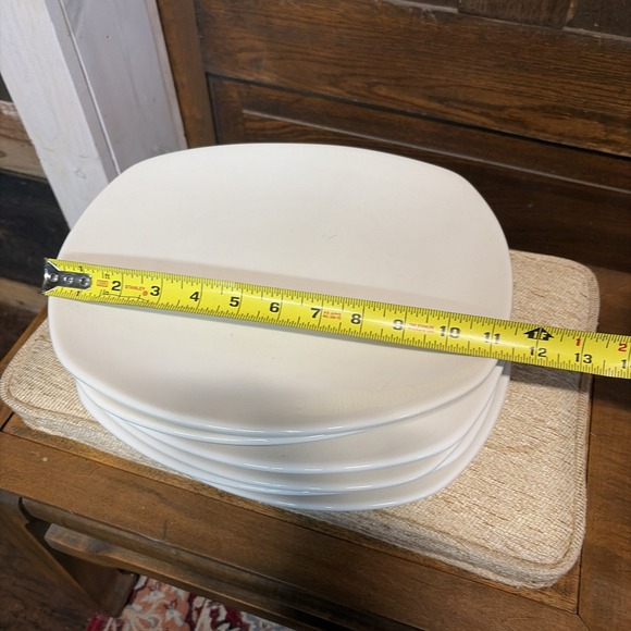 Restaurant Stoneware White Plates Platters BII 3 Set Of 6 - Picture 4 of 8
